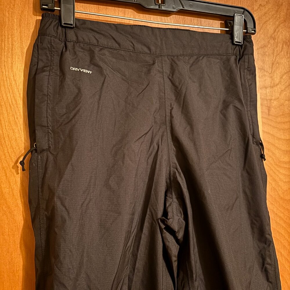 The North Face Antora Rain Pants Women's Black Straight Leg Ski SGN1516 Small - Picture 5 of 11